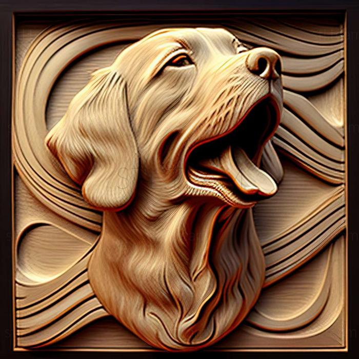 3D модель Мунк собака знаменита тварина (STL)